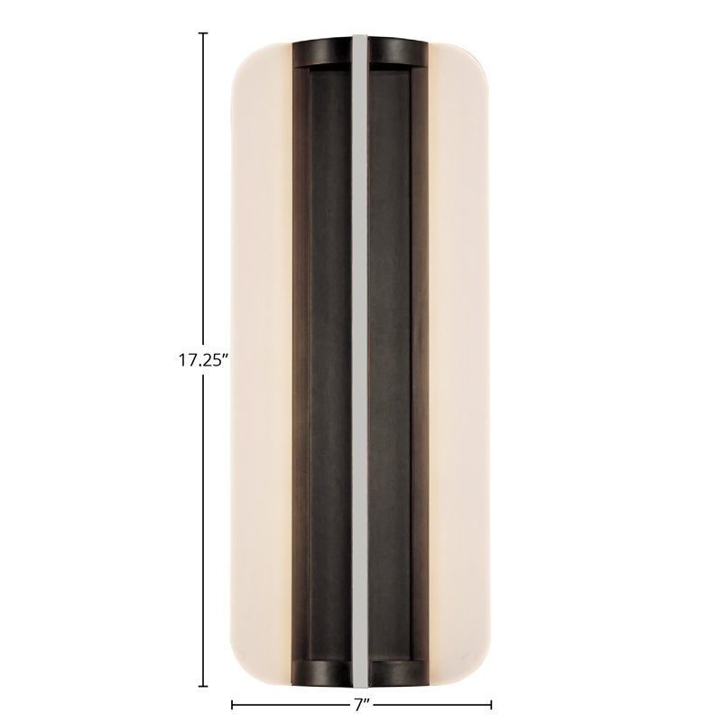 Anders 17" Bronze Dimmable LED Vanity Light