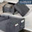 Modern L-Shaped Sofa with Ottoman – Soft Corduroy, Compact Design for Living Room, Apartment, or Office, 79-983497914