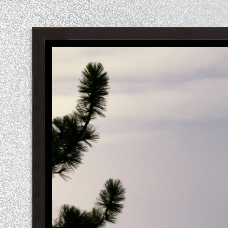 Pyramid Peak par Ryan Walsh - Photographie à cadre flottant sur toile, H 46,75 po x l 31,75 po, Image au gel brossé