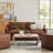 Belgrade 84'' Top Grain Leather Sofa-2091622729