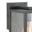 Lanterne murale d'extérieur noire H 11 po