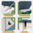 Outdoor Resin Slant Roof Storage Shed With Double Doors-108298402