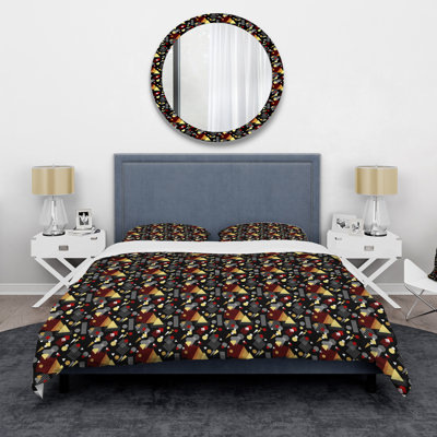 No Geometric Shapes Duvet Cover