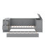Lit de jour simple avec accoudoirs de rangement, lit gigogne et station de charge-1634149933