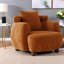 Fauteuils d'appoint Cloud Soft, fauteuil club moderne en chenille de 96,5 cm (38 pouces) pour la maison