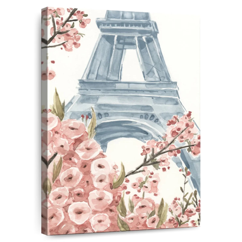 Aime Paris Cherry Blossoms I, 51" H x 34" W