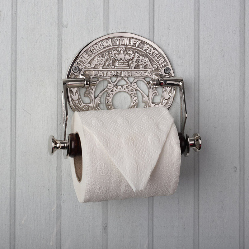 Aghen Wall Mounted Toilet Paper Holder, Chrome