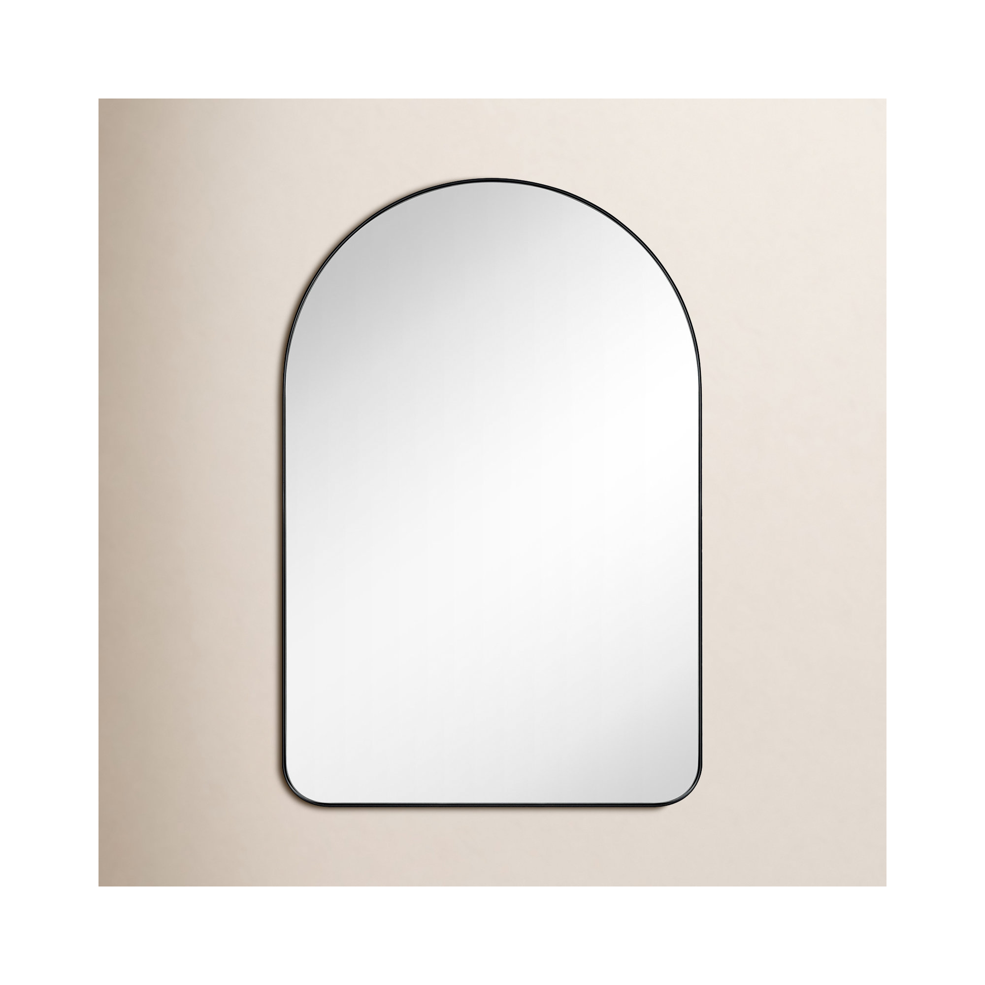 Recessed Medicine Cabinet, 30" H x 20" W x 5.08" D, Black