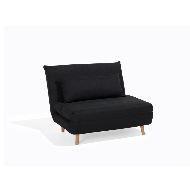Charlize 2 Seater Sofa Bed, Black