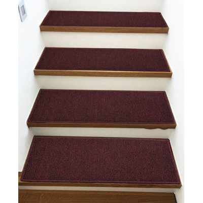 Tapis d'escalier antidérapant lavable à la machine