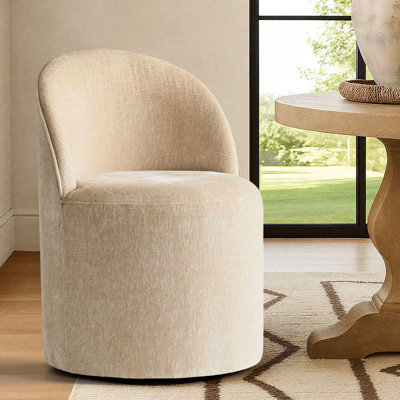 Chaise roulante rembourrée en chenille avec roulettes cachées