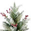 Flocked Balsam Pine Artificial Mini Christmas Tree In Burlap Base - 24" - Unlit