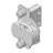 1-9/16 inch Overlay 39C Compact 110 Degree Face Frame Concealed Overlay Hinge [Press-in]