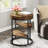 Leighann Round Wood End Table-1807419033