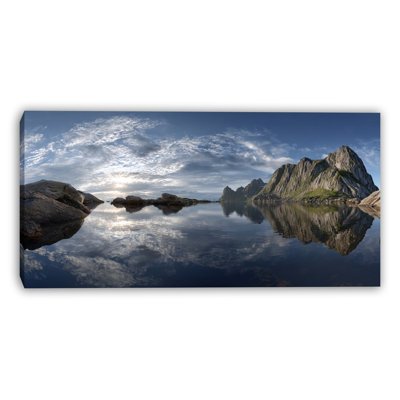 Northern Stone Reflections Wrapped Canvas Wall Art