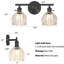 Éclairage de meuble-lavabo à intensité variable 2 lumières avec abat-jour en verre tulipe floral-129677906-129677908-129677910