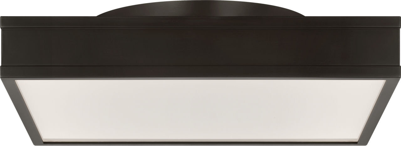 Radcliff Single Light Flush Mount, 4" H x 16" W x 16" D, Aged Iron
