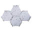Maggiore Hexagon 8.58 in. x 9.89 in. Matte Porcelain Floor and Wall Tile-91596118