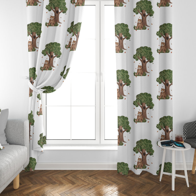 Jenne Room Darkening Curtain, 20" W x 82" L