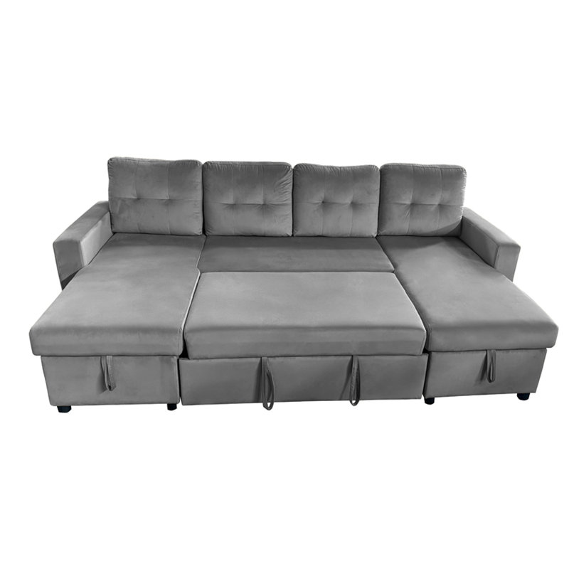 Alexisia 6 Seater Sofa Bed, Gray