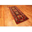 Tapis de couloir rustique à motif géométrique antique