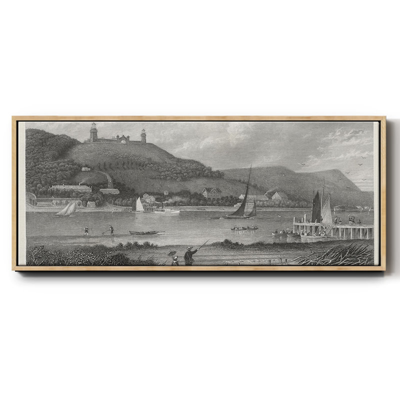 The Highlands of the Neversink - toile encadrée, H 8 po x l 20 po