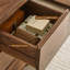 Bureau moderne en bois massif avec mortaise et tenon-544054913