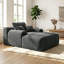 Canapé-lit convertible, méridienne, fauteuil en peluche avec coussins décoratifs-1170584601