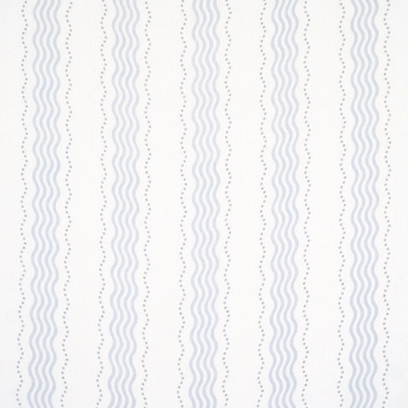 Schumacher X Rita Konig Margot Linen Sheer Fabric, Blue