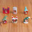 Ensemble d’ornement figurine suspendu en céramique crèche 6 pièces
