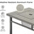 47 - Inch Outdoor Gray Aluminum 31 Propane Fire Pit Table, 50,000 , 4.5 Gallon Ice Bucket, Comfortable Seating For 6 8 People In 47" Rust Proof Aluminum, Entertaining-505245759