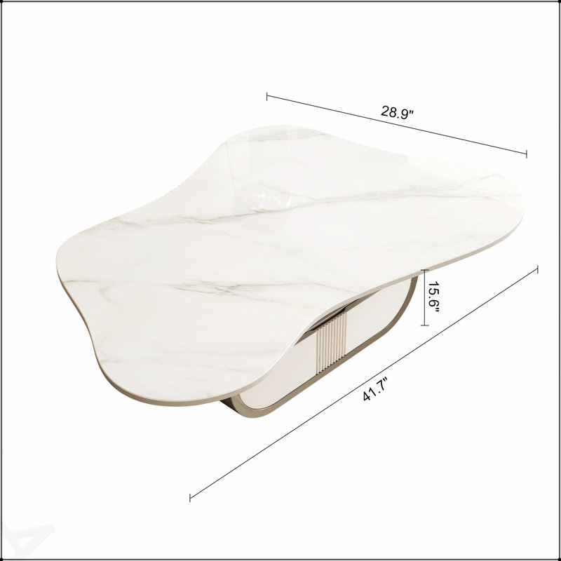 Table basse Modern Modern Butterfly, Gris