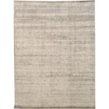 Hand-Knotted High-Quality Gray and Ivory Area Rug
