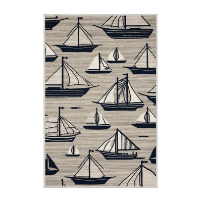  Tapis nautique lavable Modern Vessels