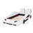Race Car-Shaped Platform Bed With Wheels-1111026315