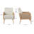 Arelious 24.41" W Linen Armchair Upholstered-957636893
