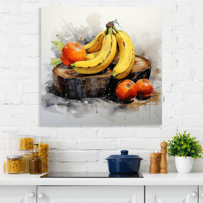 Banana fruits Bliss I - fruits, art mural