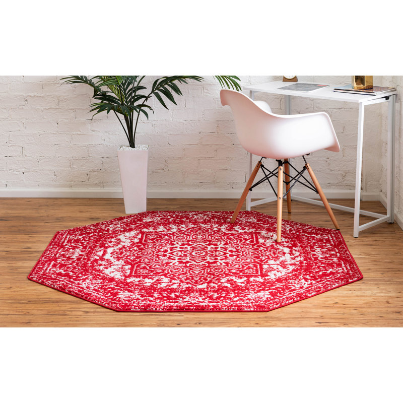 Oriental Indoor Rug, Octagon 7'10" x 7'10"