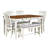 Barnouski Four Leg Dining Set-4105658-4105659-4105656
