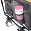 Chariot de plage pliant Wagon Garden (noir)