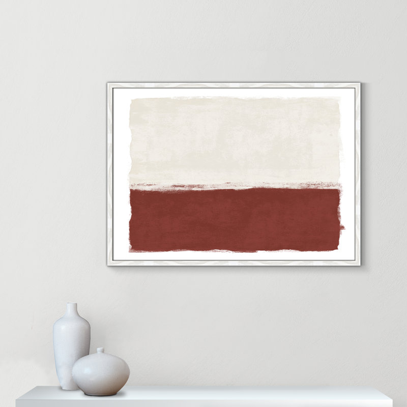 «Intense Rust II - Landscape Version Print» par Natalie Carpentieri, L 35,5 po x H 25,5 po, Impression encadrée