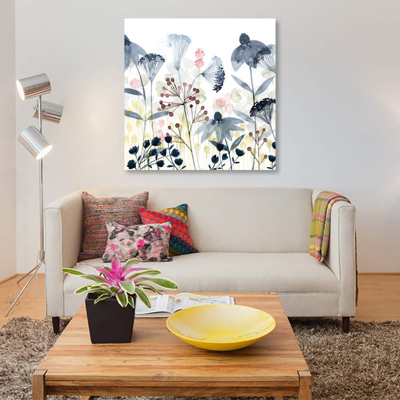 «Layered Gardens I» par Grace Popp - impression sur toile tendue, H 12 po x l 12 po x P 1,5 po, Toile tendue, Pas de tapis