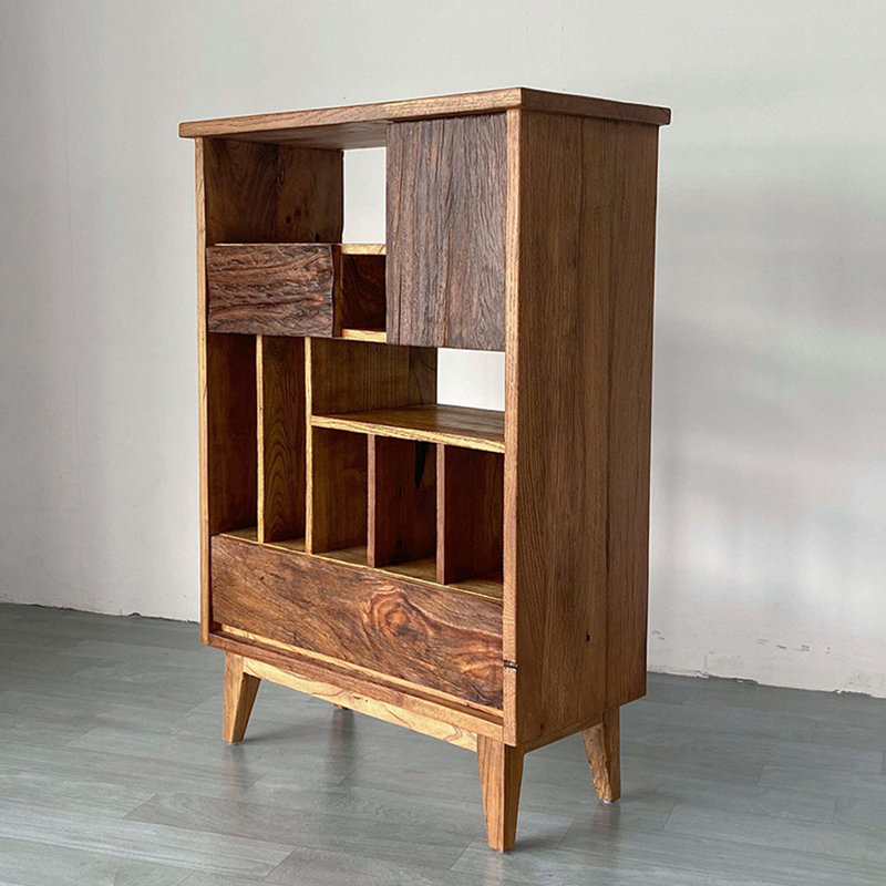 Armoire de vestibule de style Wabi-Sabi, H 40,6 po x l 29,1 po x P 12,6 po