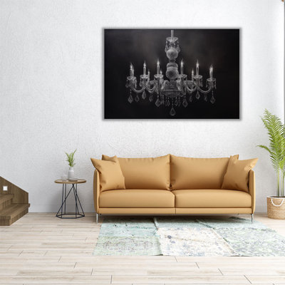 "Chalk Chandelier Charisma"
