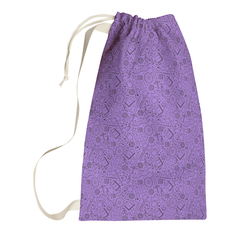 Sac à linge RPG, Grand (H 76,5 po x l 29,5 po x 1,5 po), Mauve clair
