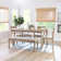 Eickhoff 6 - Person Solid Wood Dining Set