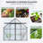 8x8 FT Double Door Polycarbonate Greenhouse-119140041-119140040