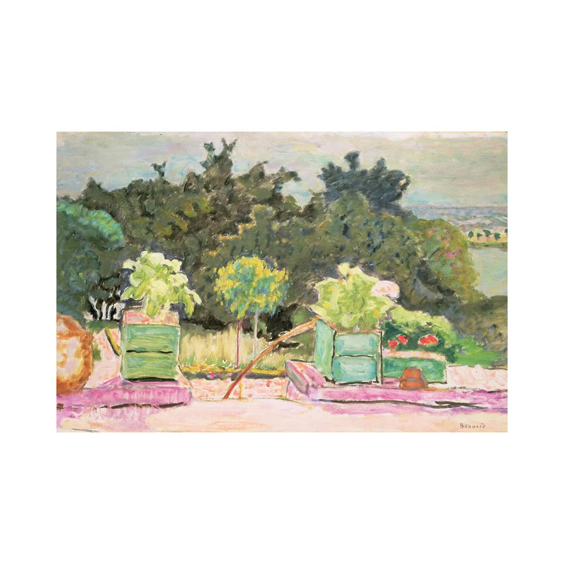 The Terrace At Vernonnet, 1913 by Pierre Bonnard - Wrapped Canvas Gallery-Wrapped Canvas Giclée