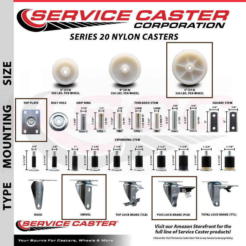 Nylon Caster