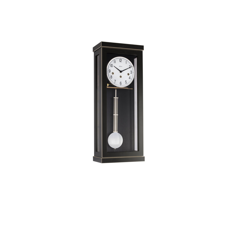 Wood Wall Clock, Black